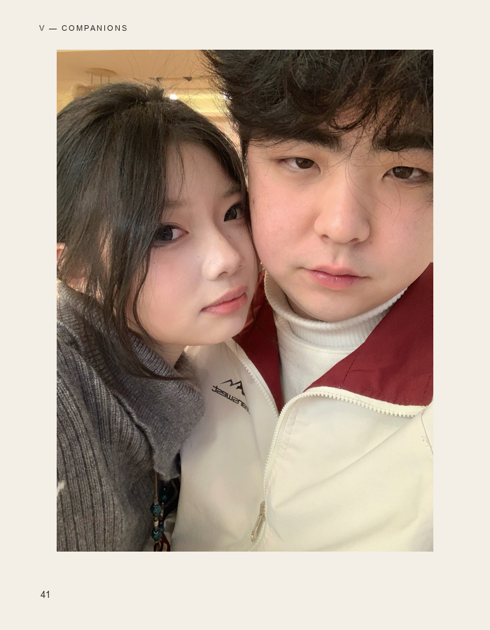 Close couple selfie