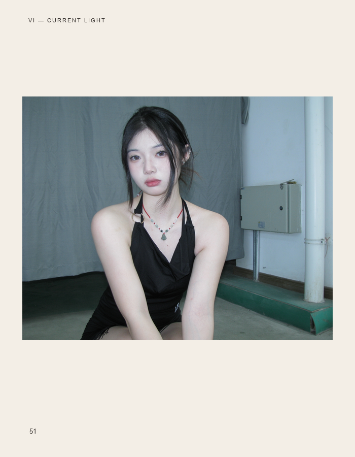 Cool studio portrait in black