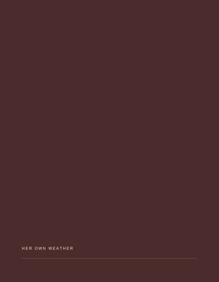 Deep oxblood back cover